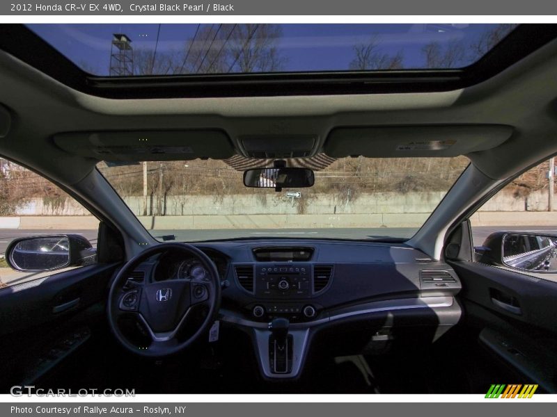 Crystal Black Pearl / Black 2012 Honda CR-V EX 4WD
