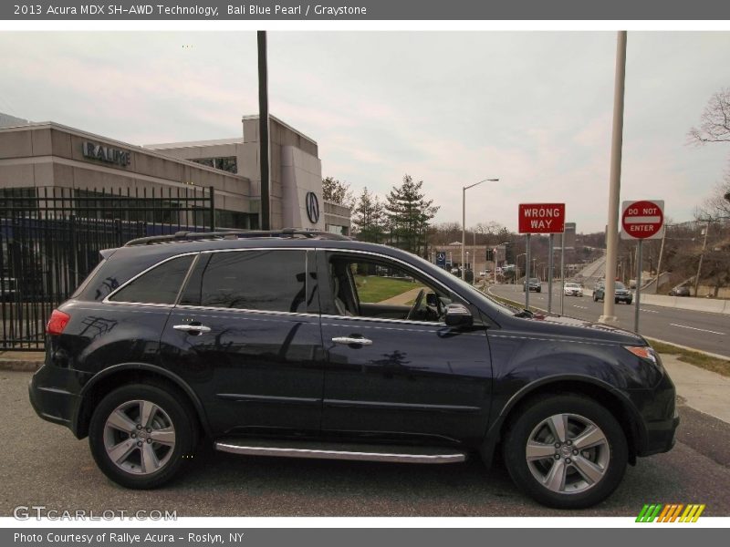 Bali Blue Pearl / Graystone 2013 Acura MDX SH-AWD Technology