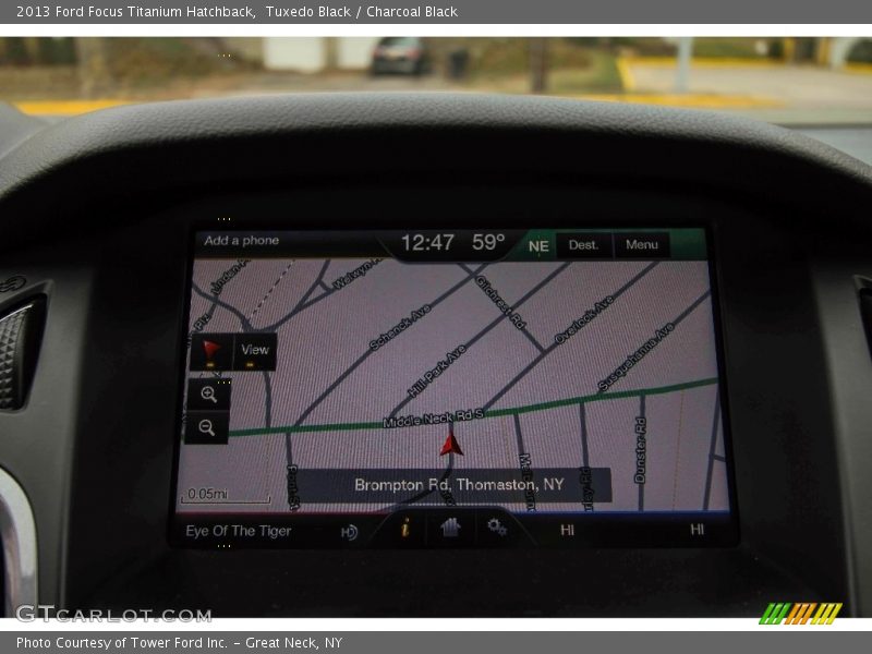 Tuxedo Black / Charcoal Black 2013 Ford Focus Titanium Hatchback