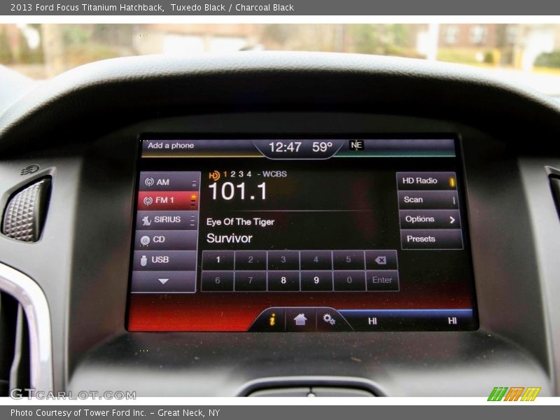 Tuxedo Black / Charcoal Black 2013 Ford Focus Titanium Hatchback