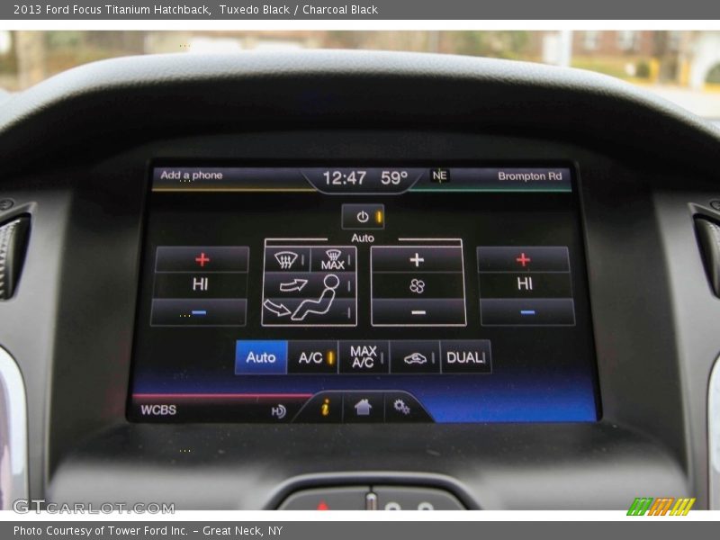 Tuxedo Black / Charcoal Black 2013 Ford Focus Titanium Hatchback