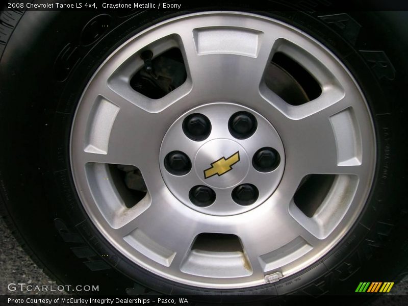Graystone Metallic / Ebony 2008 Chevrolet Tahoe LS 4x4