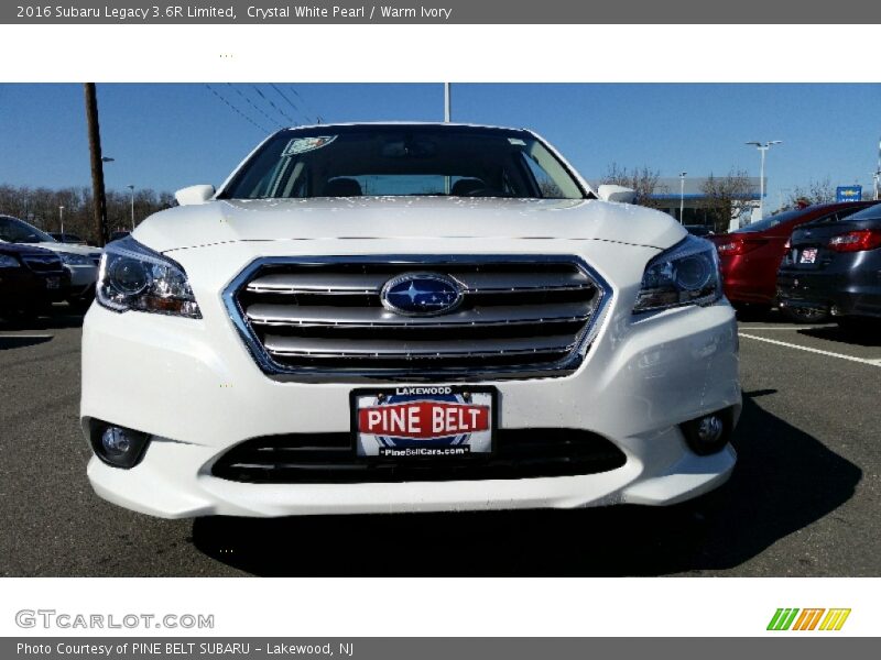 Crystal White Pearl / Warm Ivory 2016 Subaru Legacy 3.6R Limited