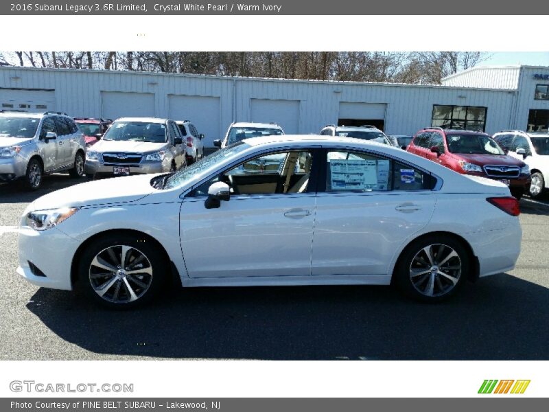 Crystal White Pearl / Warm Ivory 2016 Subaru Legacy 3.6R Limited