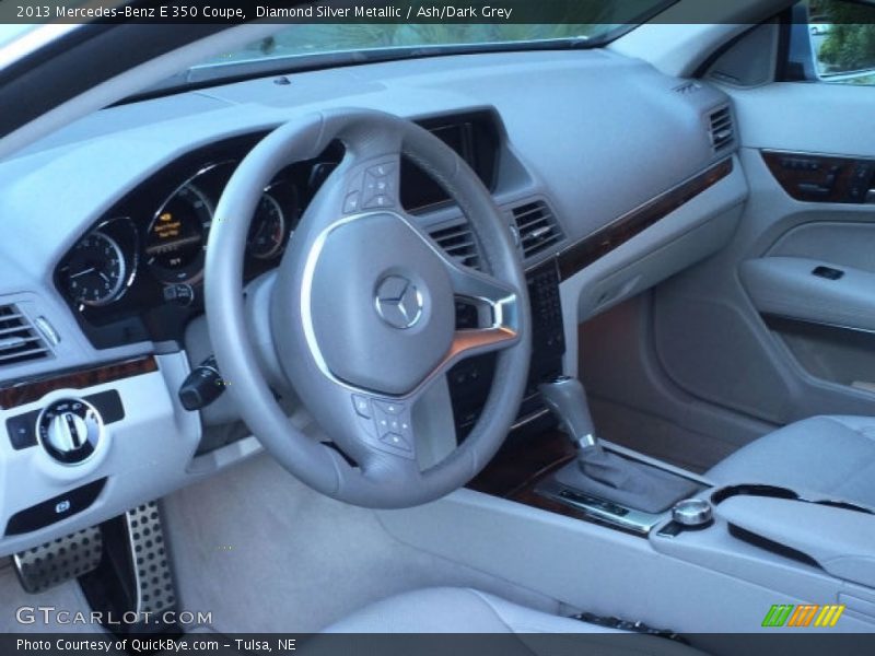 Diamond Silver Metallic / Ash/Dark Grey 2013 Mercedes-Benz E 350 Coupe