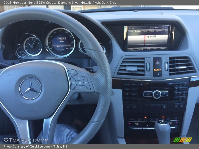 Diamond Silver Metallic / Ash/Dark Grey 2013 Mercedes-Benz E 350 Coupe