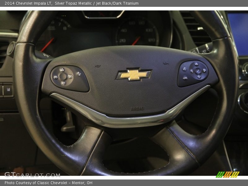 Silver Topaz Metallic / Jet Black/Dark Titanium 2014 Chevrolet Impala LT