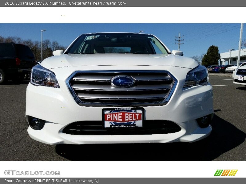Crystal White Pearl / Warm Ivory 2016 Subaru Legacy 3.6R Limited