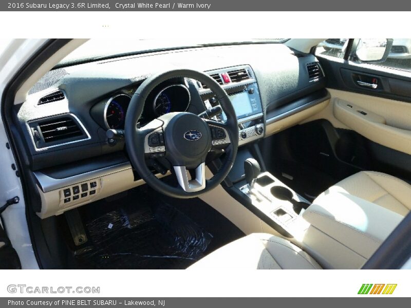 Crystal White Pearl / Warm Ivory 2016 Subaru Legacy 3.6R Limited