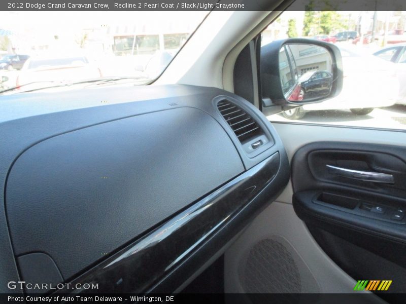 Redline 2 Pearl Coat / Black/Light Graystone 2012 Dodge Grand Caravan Crew