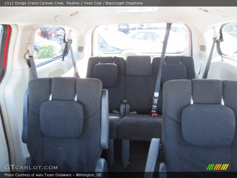 Redline 2 Pearl Coat / Black/Light Graystone 2012 Dodge Grand Caravan Crew