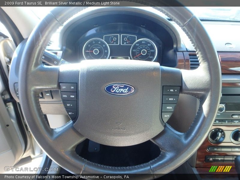 Brilliant Silver Metallic / Medium Light Stone 2009 Ford Taurus SE
