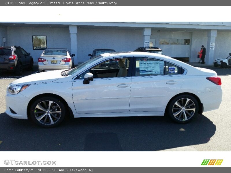 Crystal White Pearl / Warm Ivory 2016 Subaru Legacy 2.5i Limited