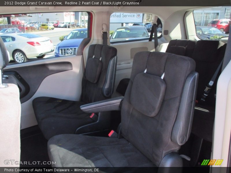 Redline 2 Pearl Coat / Black/Light Graystone 2012 Dodge Grand Caravan Crew