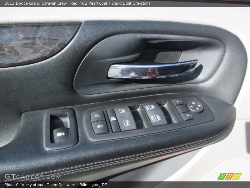 Redline 2 Pearl Coat / Black/Light Graystone 2012 Dodge Grand Caravan Crew