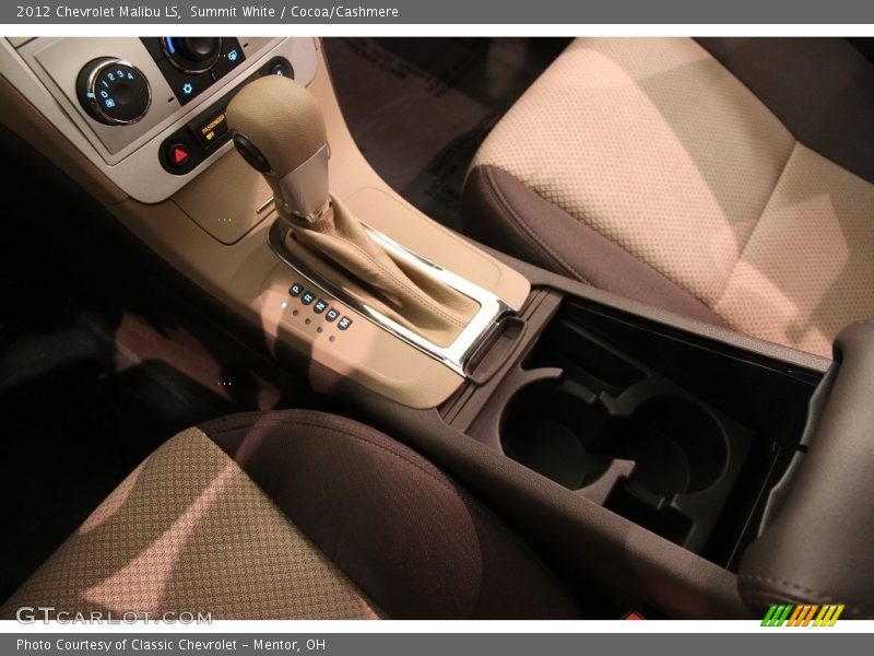Summit White / Cocoa/Cashmere 2012 Chevrolet Malibu LS