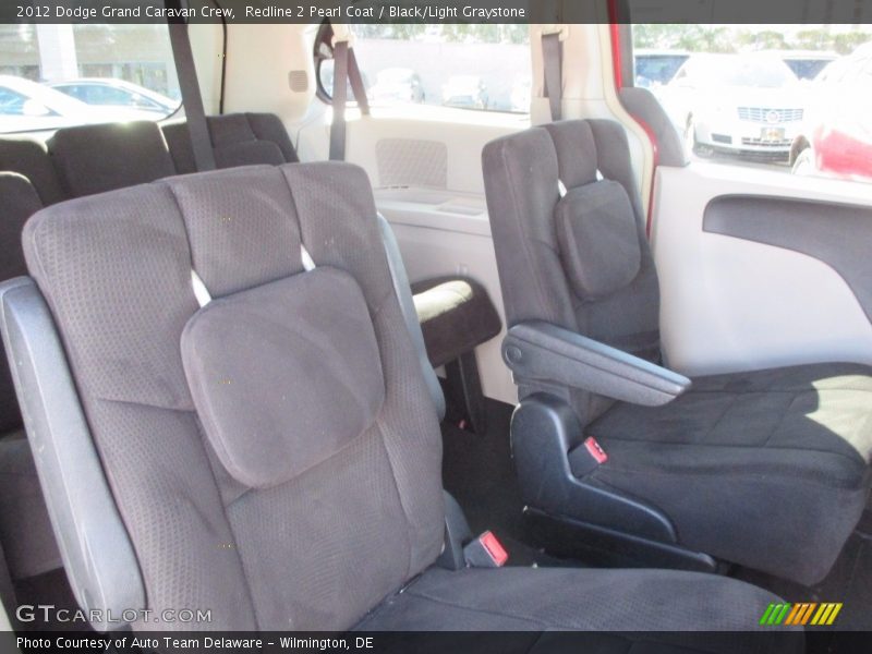 Redline 2 Pearl Coat / Black/Light Graystone 2012 Dodge Grand Caravan Crew