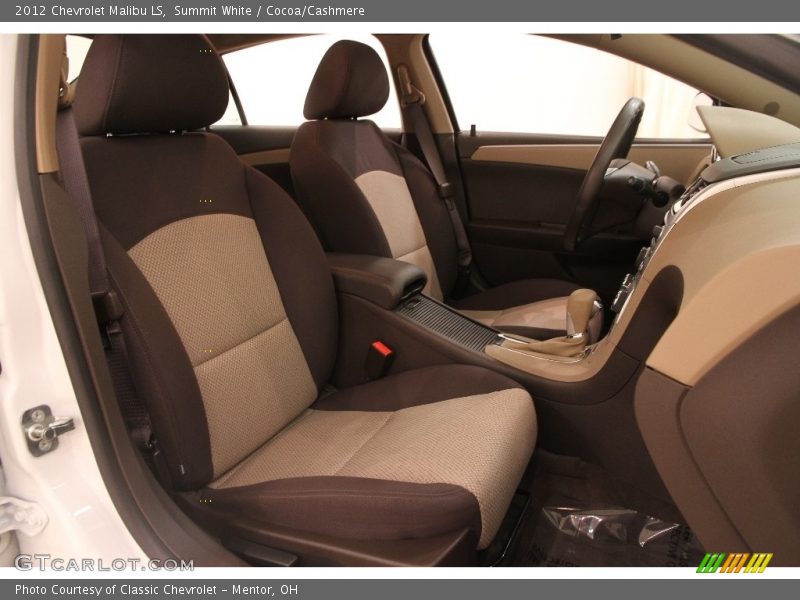 Summit White / Cocoa/Cashmere 2012 Chevrolet Malibu LS