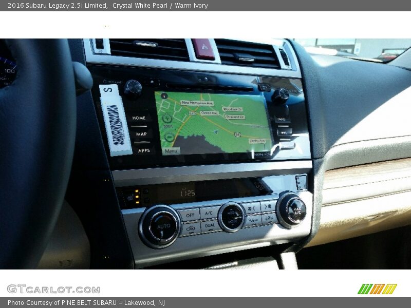 Crystal White Pearl / Warm Ivory 2016 Subaru Legacy 2.5i Limited