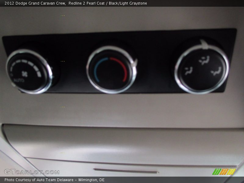 Redline 2 Pearl Coat / Black/Light Graystone 2012 Dodge Grand Caravan Crew