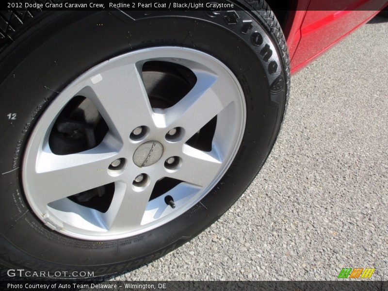 Redline 2 Pearl Coat / Black/Light Graystone 2012 Dodge Grand Caravan Crew