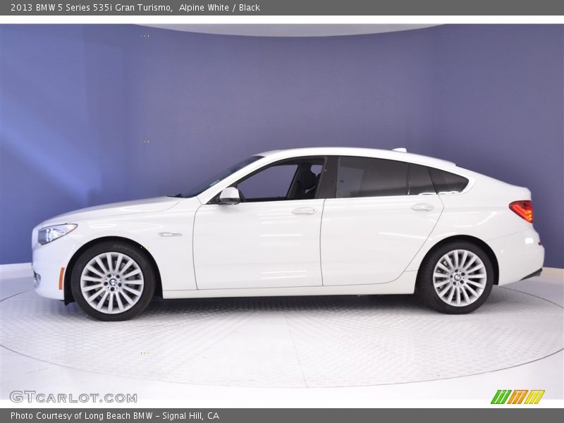 Alpine White / Black 2013 BMW 5 Series 535i Gran Turismo