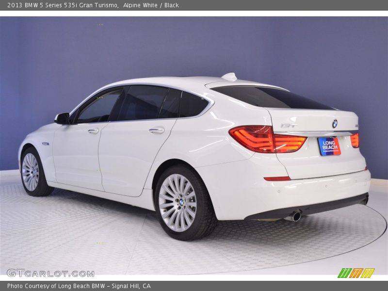 Alpine White / Black 2013 BMW 5 Series 535i Gran Turismo