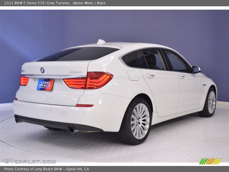 Alpine White / Black 2013 BMW 5 Series 535i Gran Turismo