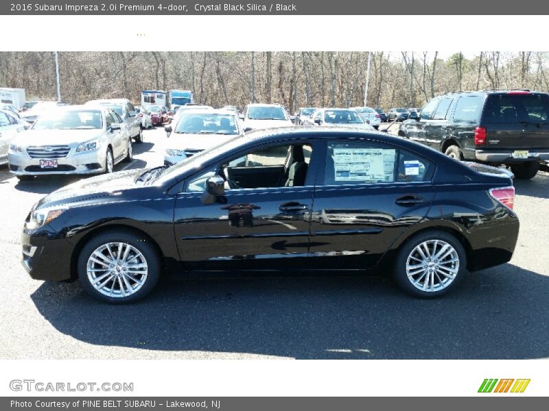 Crystal Black Silica / Black 2016 Subaru Impreza 2.0i Premium 4-door