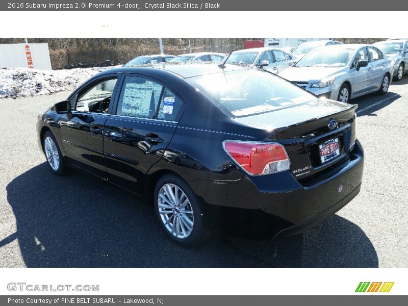 Crystal Black Silica / Black 2016 Subaru Impreza 2.0i Premium 4-door