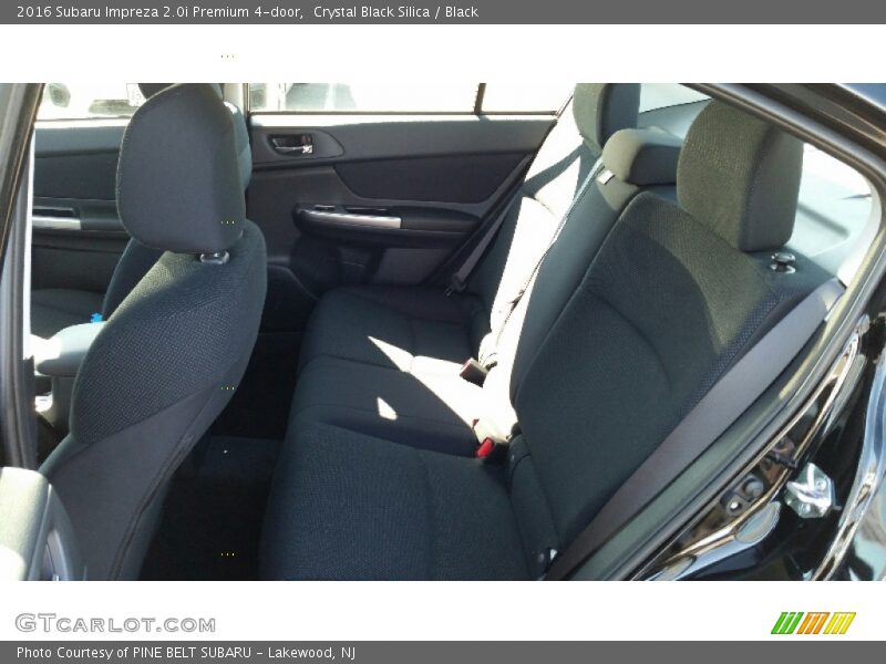 Crystal Black Silica / Black 2016 Subaru Impreza 2.0i Premium 4-door