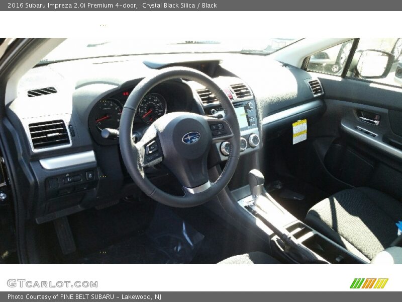 Crystal Black Silica / Black 2016 Subaru Impreza 2.0i Premium 4-door
