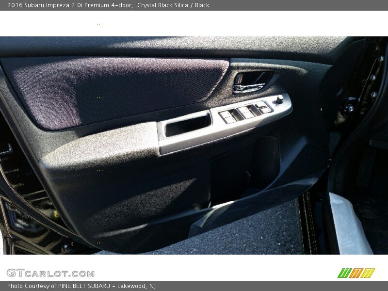 Crystal Black Silica / Black 2016 Subaru Impreza 2.0i Premium 4-door
