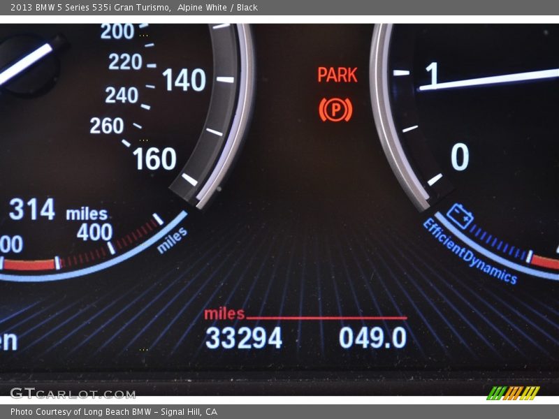 Alpine White / Black 2013 BMW 5 Series 535i Gran Turismo