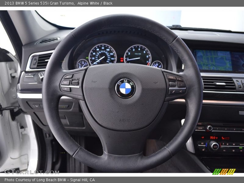 Alpine White / Black 2013 BMW 5 Series 535i Gran Turismo