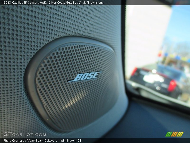 Silver Coast Metallic / Shale/Brownstone 2013 Cadillac SRX Luxury AWD