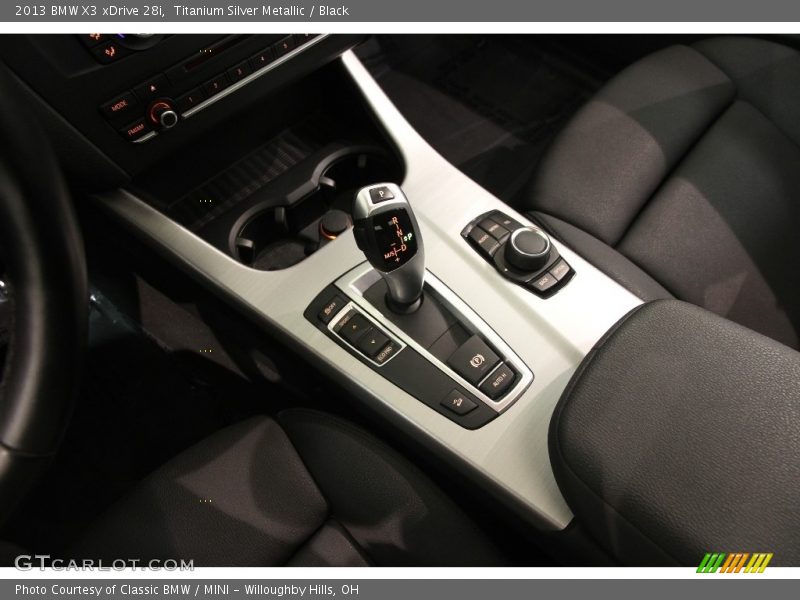 Titanium Silver Metallic / Black 2013 BMW X3 xDrive 28i