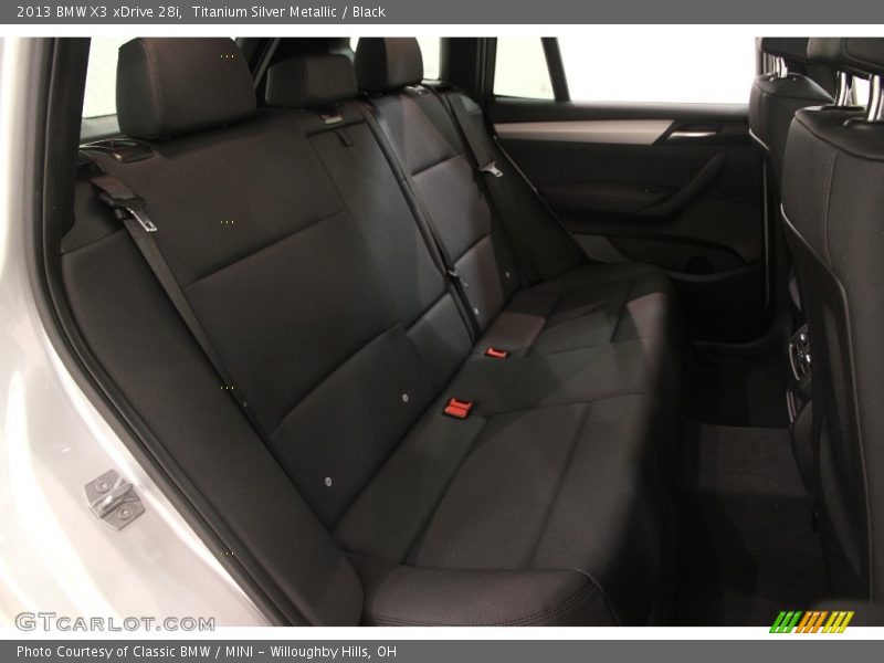 Titanium Silver Metallic / Black 2013 BMW X3 xDrive 28i