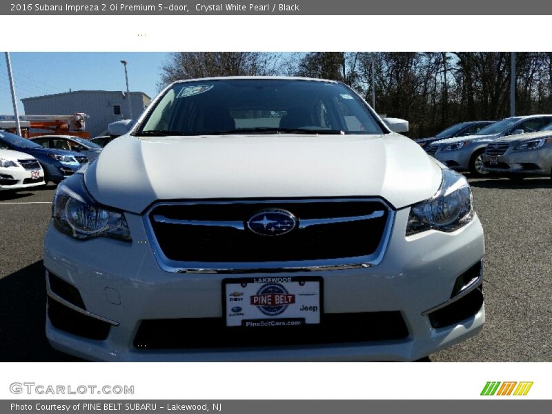 Crystal White Pearl / Black 2016 Subaru Impreza 2.0i Premium 5-door