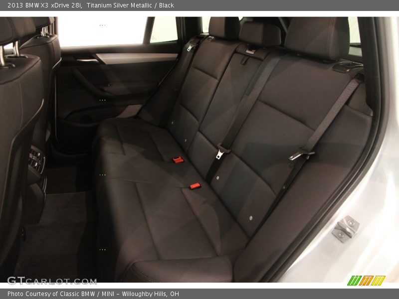 Titanium Silver Metallic / Black 2013 BMW X3 xDrive 28i