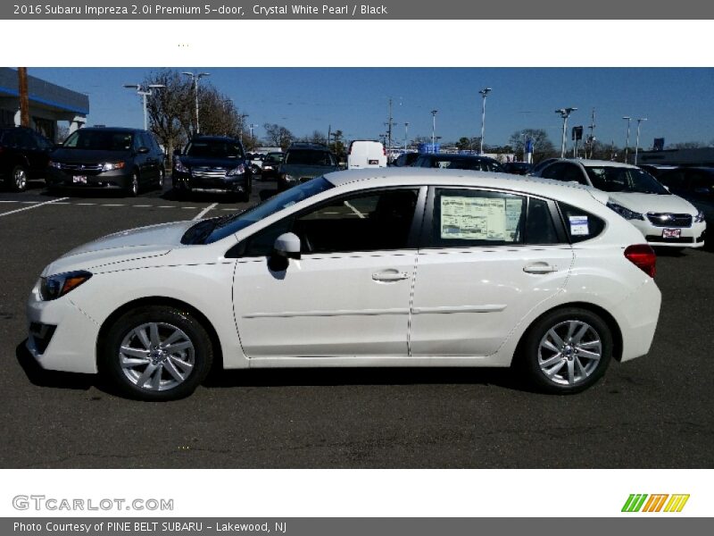 Crystal White Pearl / Black 2016 Subaru Impreza 2.0i Premium 5-door