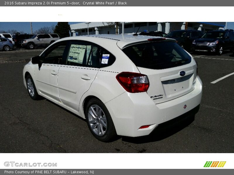 Crystal White Pearl / Black 2016 Subaru Impreza 2.0i Premium 5-door