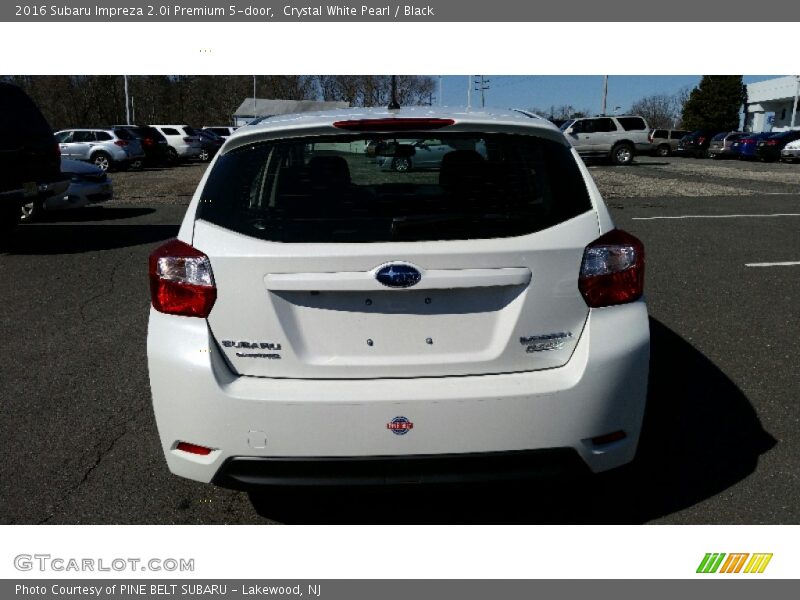Crystal White Pearl / Black 2016 Subaru Impreza 2.0i Premium 5-door