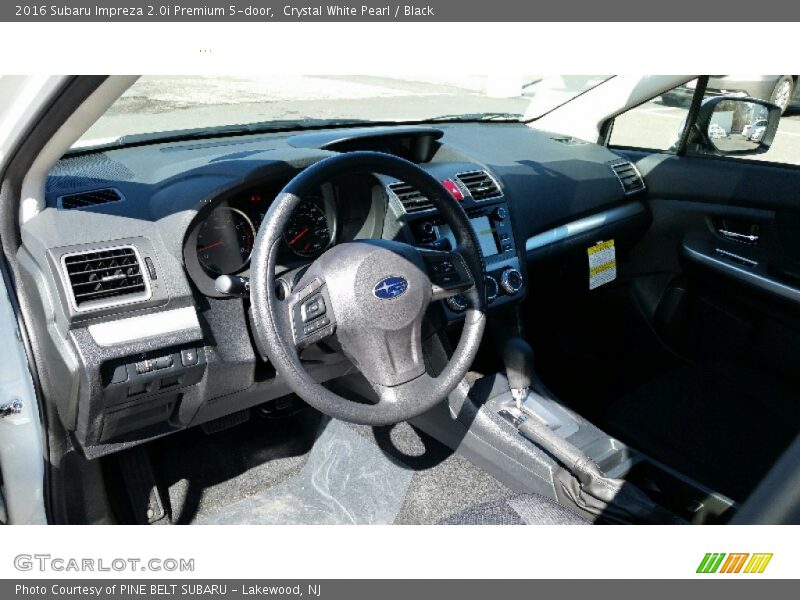 Crystal White Pearl / Black 2016 Subaru Impreza 2.0i Premium 5-door