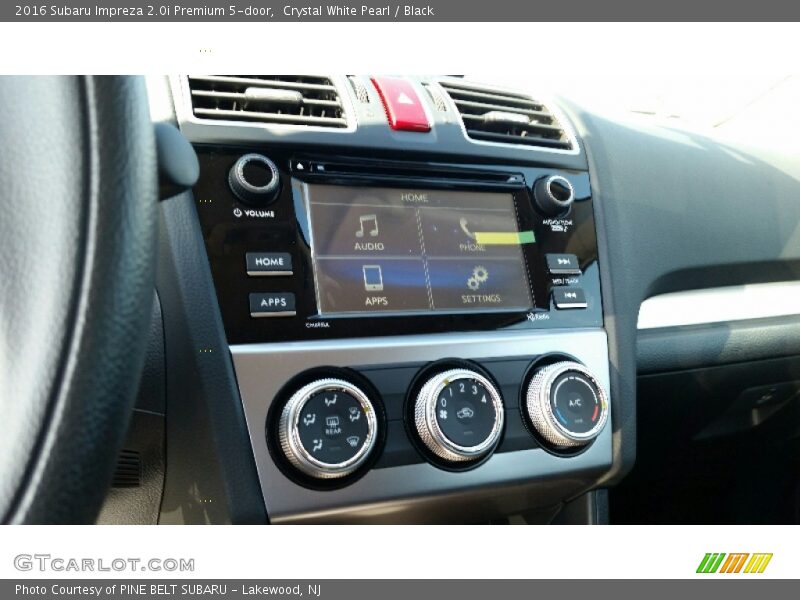 Crystal White Pearl / Black 2016 Subaru Impreza 2.0i Premium 5-door