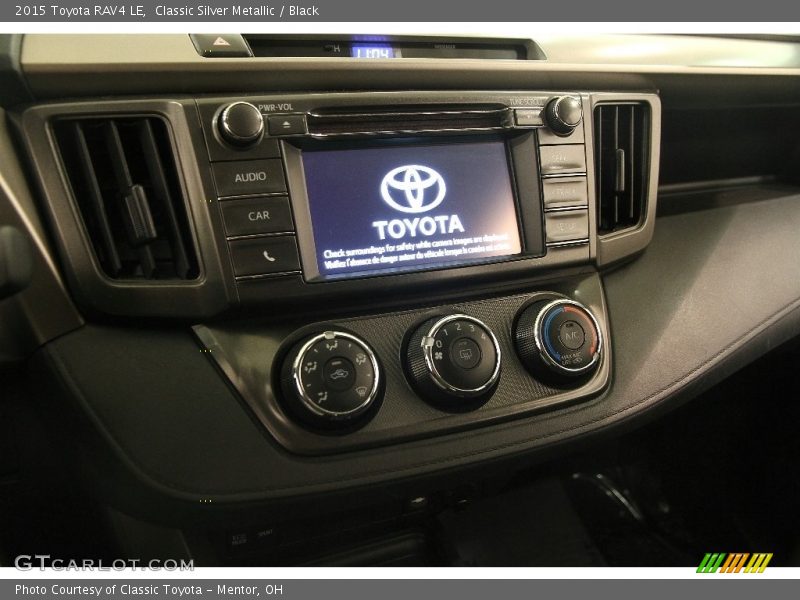 Classic Silver Metallic / Black 2015 Toyota RAV4 LE