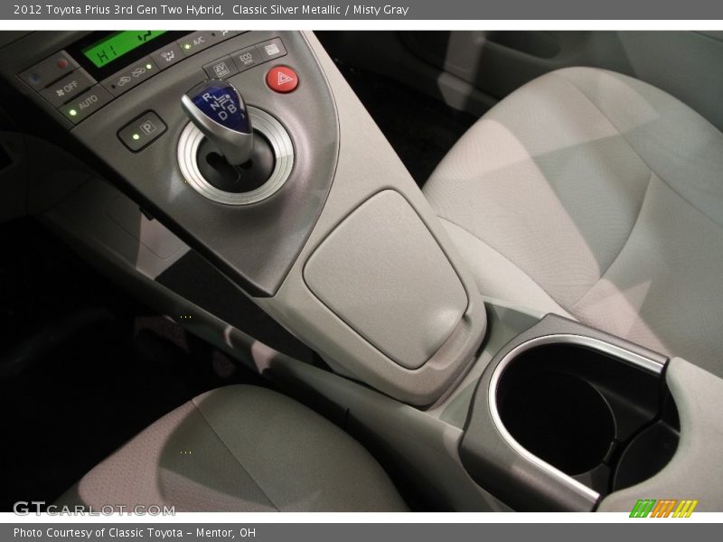 Classic Silver Metallic / Misty Gray 2012 Toyota Prius 3rd Gen Two Hybrid