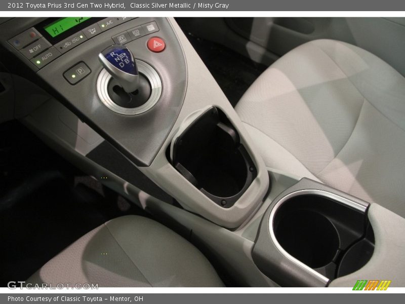 Classic Silver Metallic / Misty Gray 2012 Toyota Prius 3rd Gen Two Hybrid