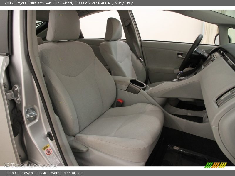 Classic Silver Metallic / Misty Gray 2012 Toyota Prius 3rd Gen Two Hybrid