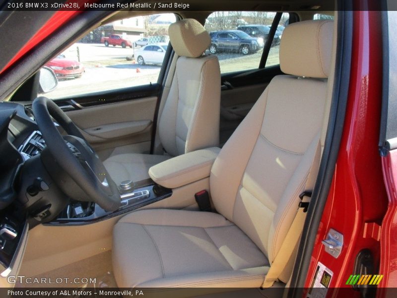 Melbourne Red Metallic / Sand Beige 2016 BMW X3 xDrive28i